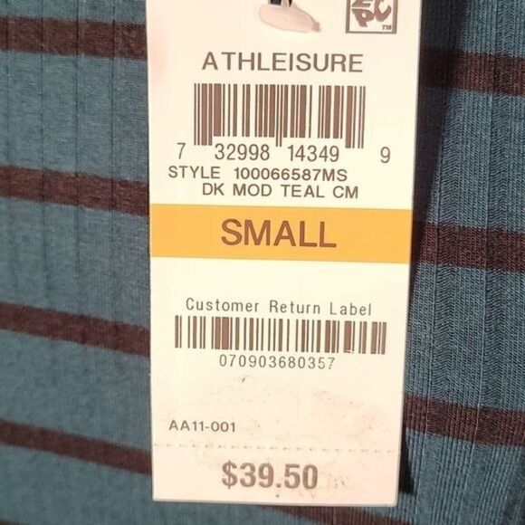 Charter Club Striped Turtleneck Top Sz S - Picture 8 of 10